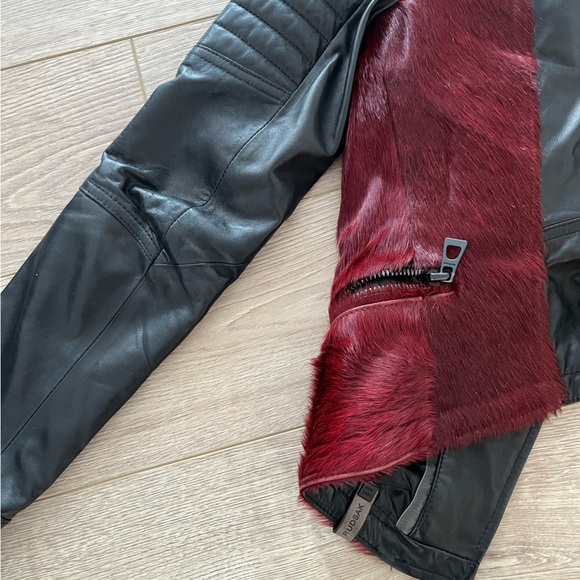 Rudask leather jacket with fur - Picture 8 of 8